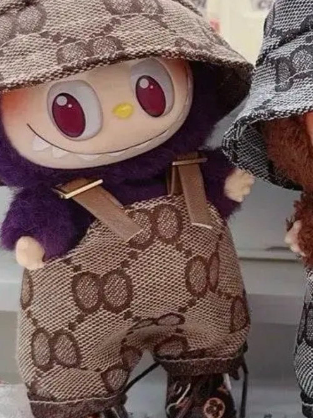 Labubu Doll Outfit -  Bucket Hat & Onesie Set